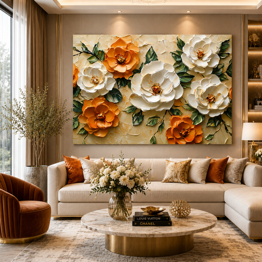 Floral Canvas Painting