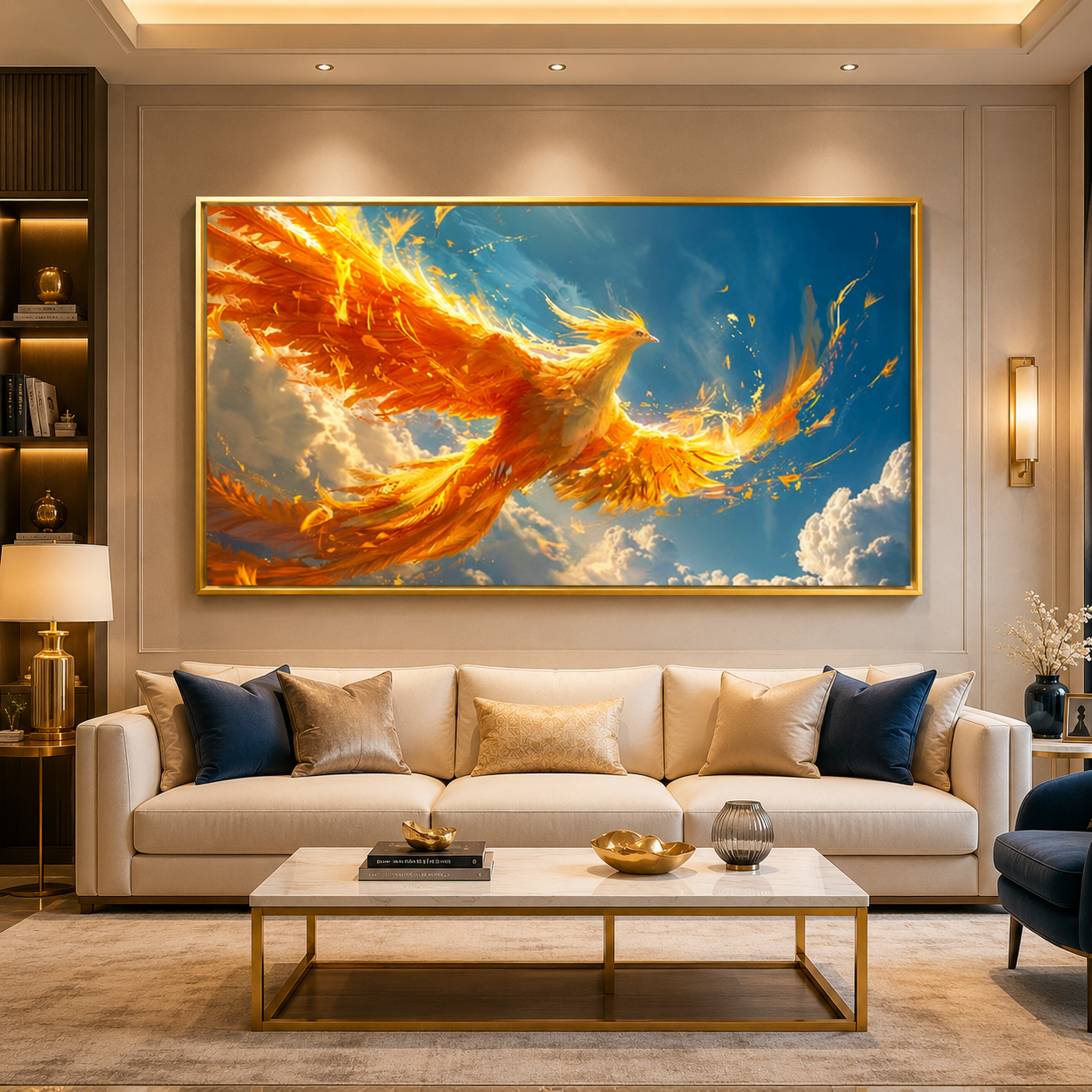 Phoenix Vastu Painting Premium Wall Decor for Modern Interiors