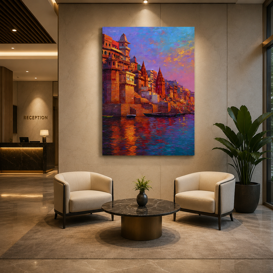 Banaras Canvas Painting
