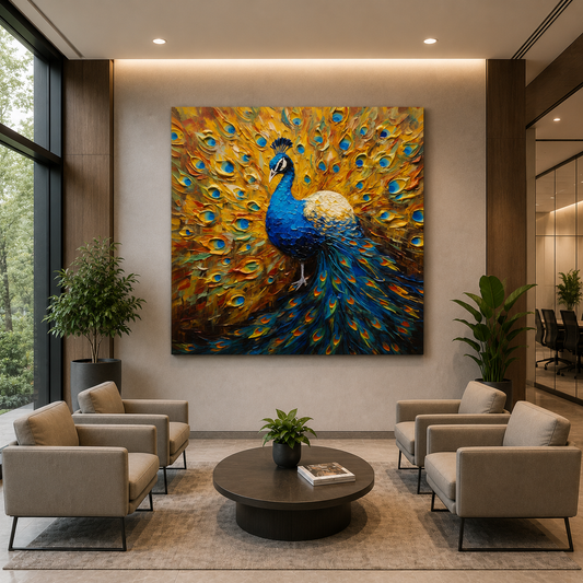 Decorative Peacock Wall Art for Home and Office