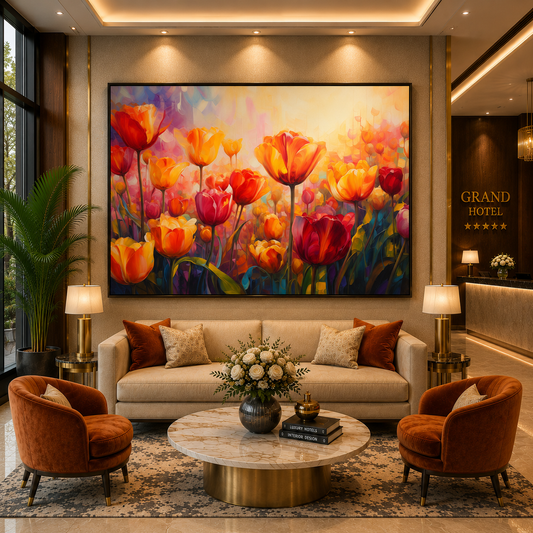  Floral Canvas Painting 