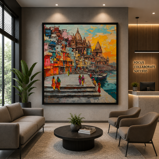  Banaras Canvas Painting 