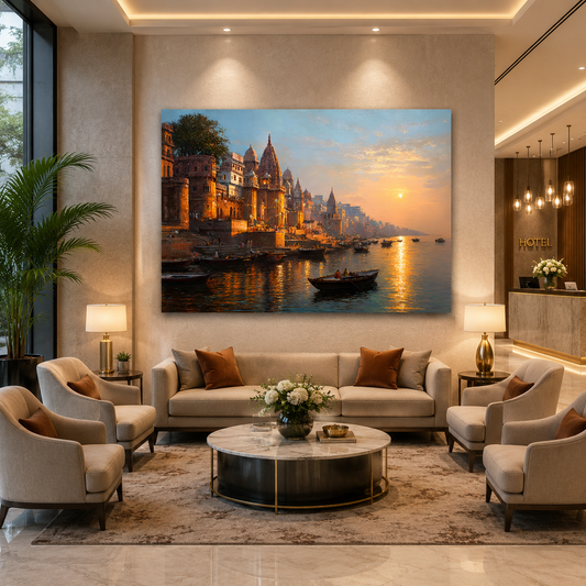 Banaras Canvas Painting