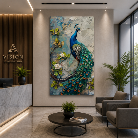  Peacock Wall Art Canvas