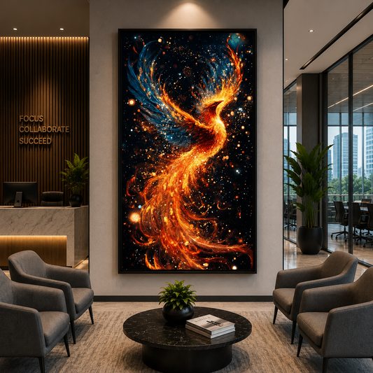 Phoenix Vastu Wall Art Painting