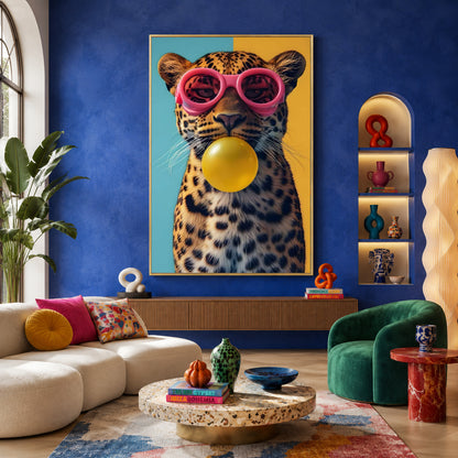 Bubblegum Beast Maximalist Wall Art