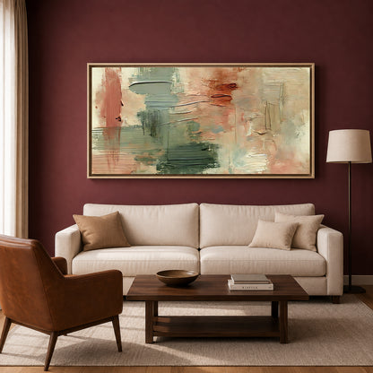 Neutral Abstract Canvas Wall Art Modern Minimalist Painting Home Decor