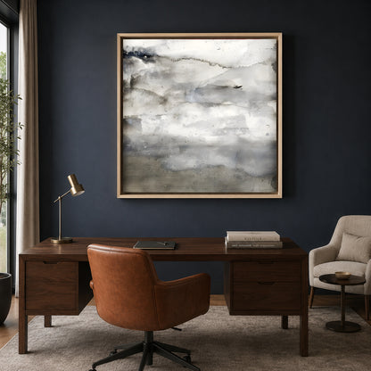 Minimalist Abstract Landscape Canvas Wall Art Modern Neutral Painting
