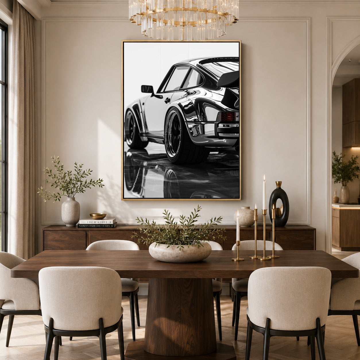 Sports Car Canvas Painting