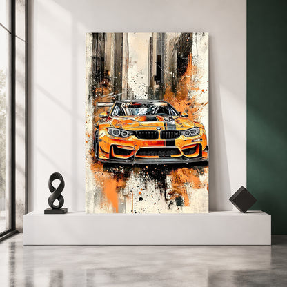 Sports Car Canvas Painting,