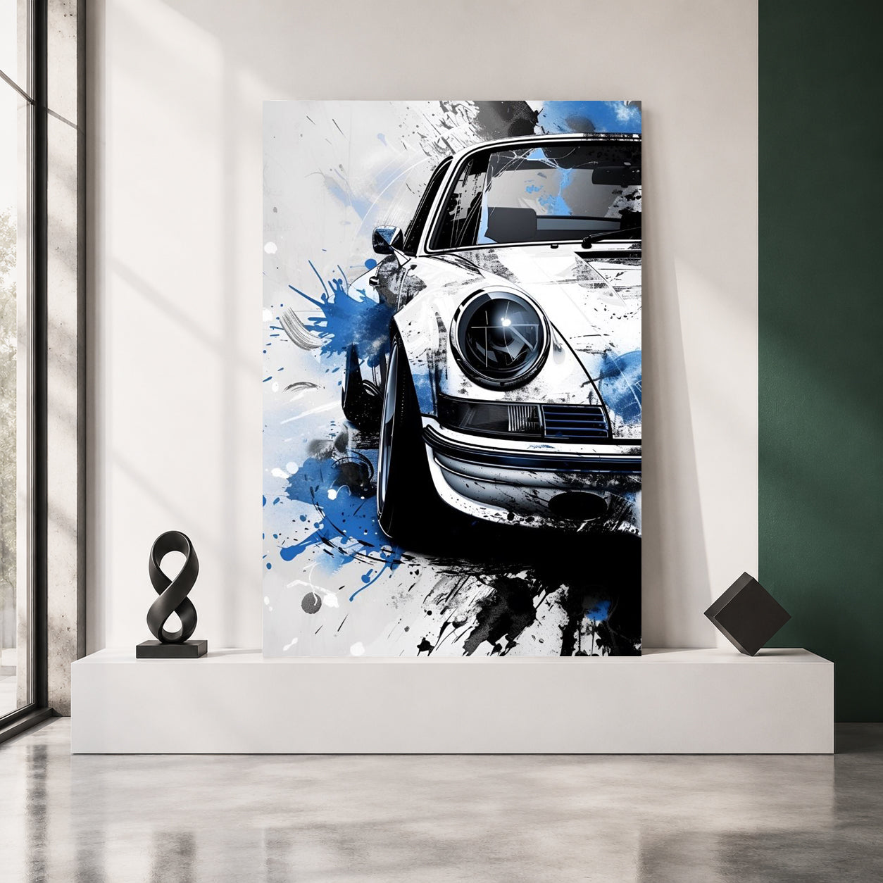 Sports Car Canvas Painting