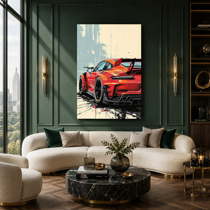  Sports Car Canvas Painting