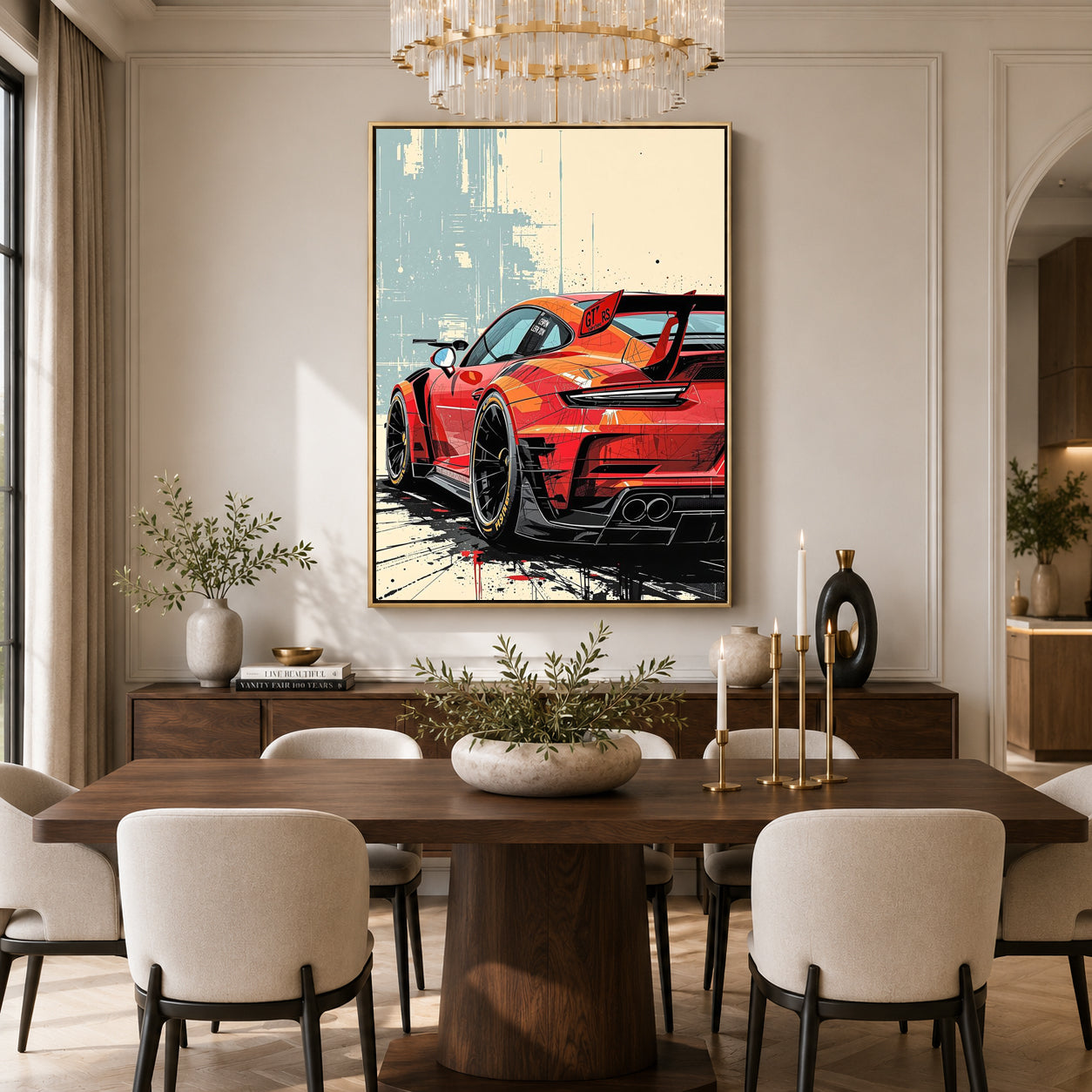  Sports Car Canvas Painting