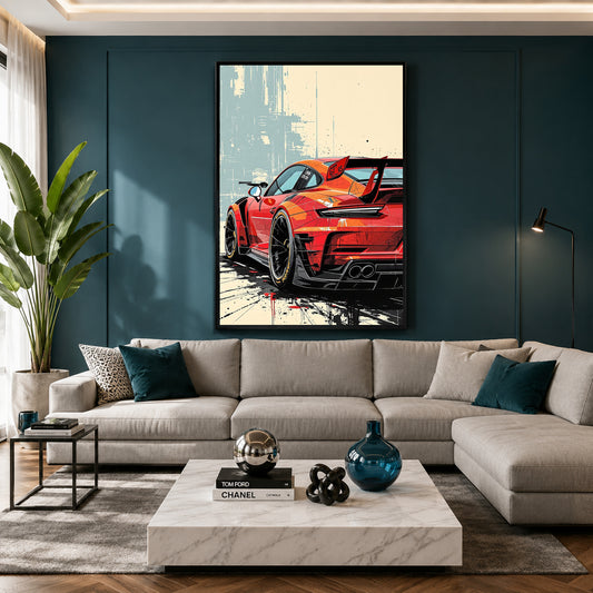  Sports Car Canvas Painting