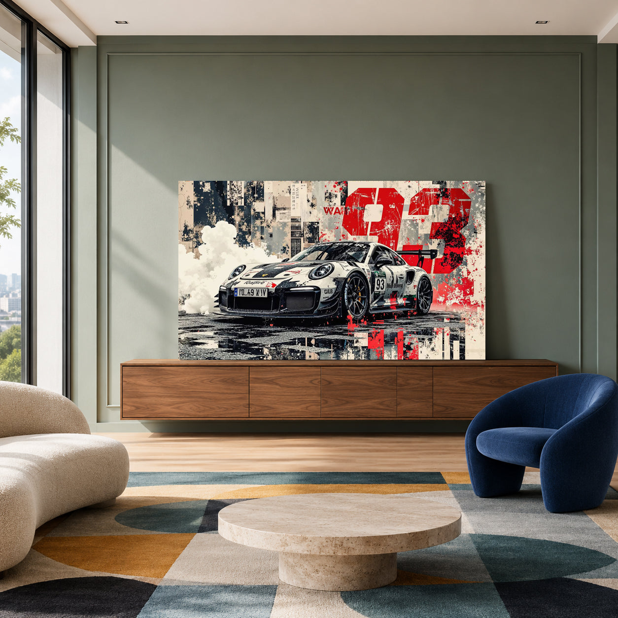  Porsche Racing Canvas Painting