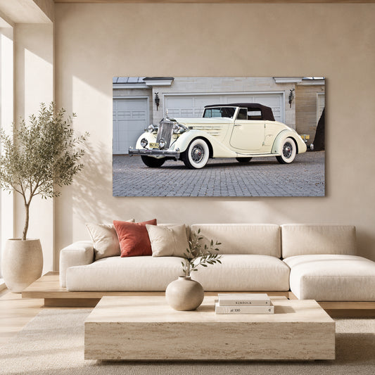 Vintage Convertible Canvas Painting