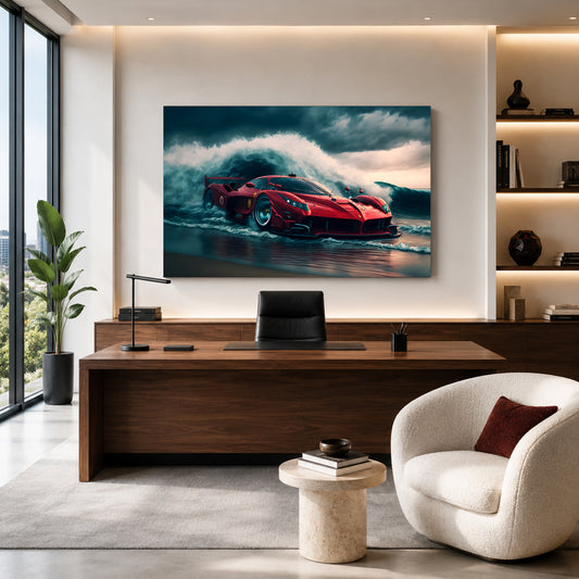 Supercar Canvas Painting