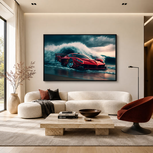 Supercar Canvas Painting