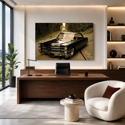 Classic Car Canvas Painting