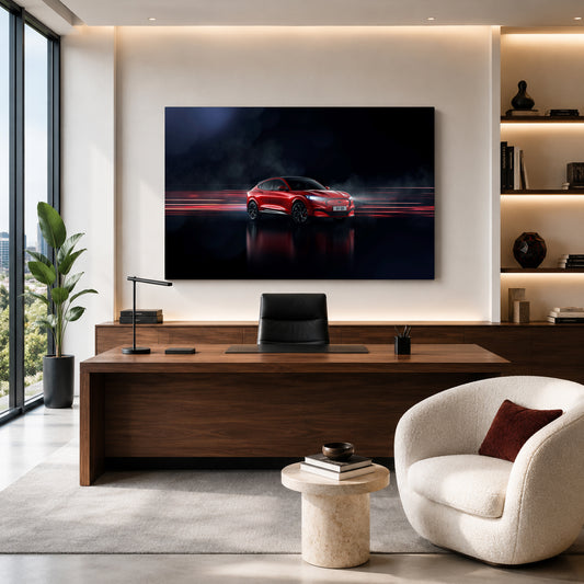 Vintage Car Canvas Painting