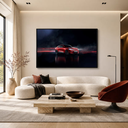 Vintage Car Canvas Painting