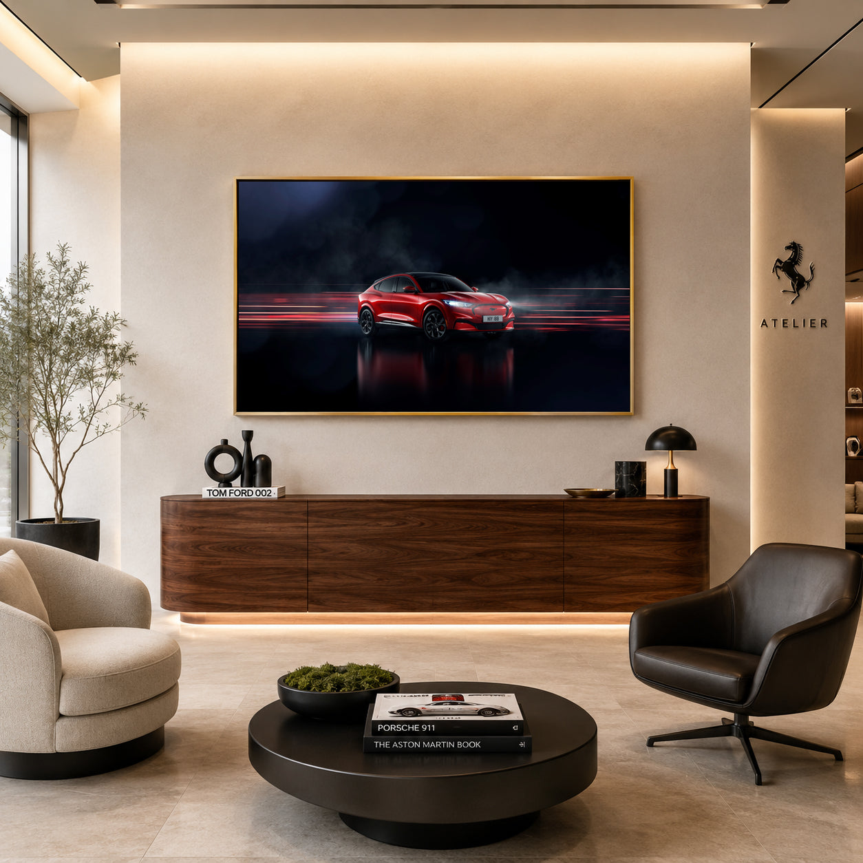 Vintage Car Canvas Painting