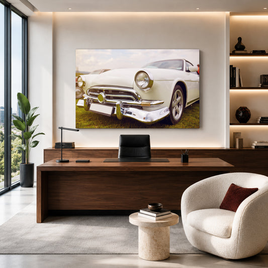 Classic Car Canvas Painting