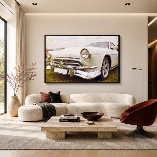 Classic Car Canvas Painting