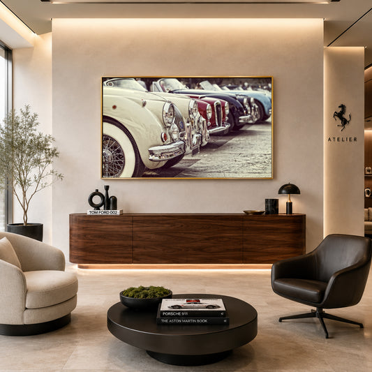 Vintage Car Canvas Painting