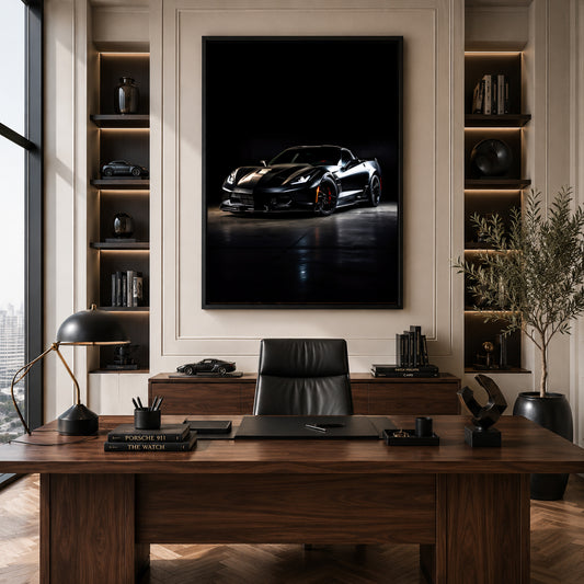 Chevrolet Corvette Car Canvas Painting