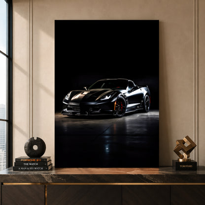 Chevrolet Corvette Car Canvas Painting