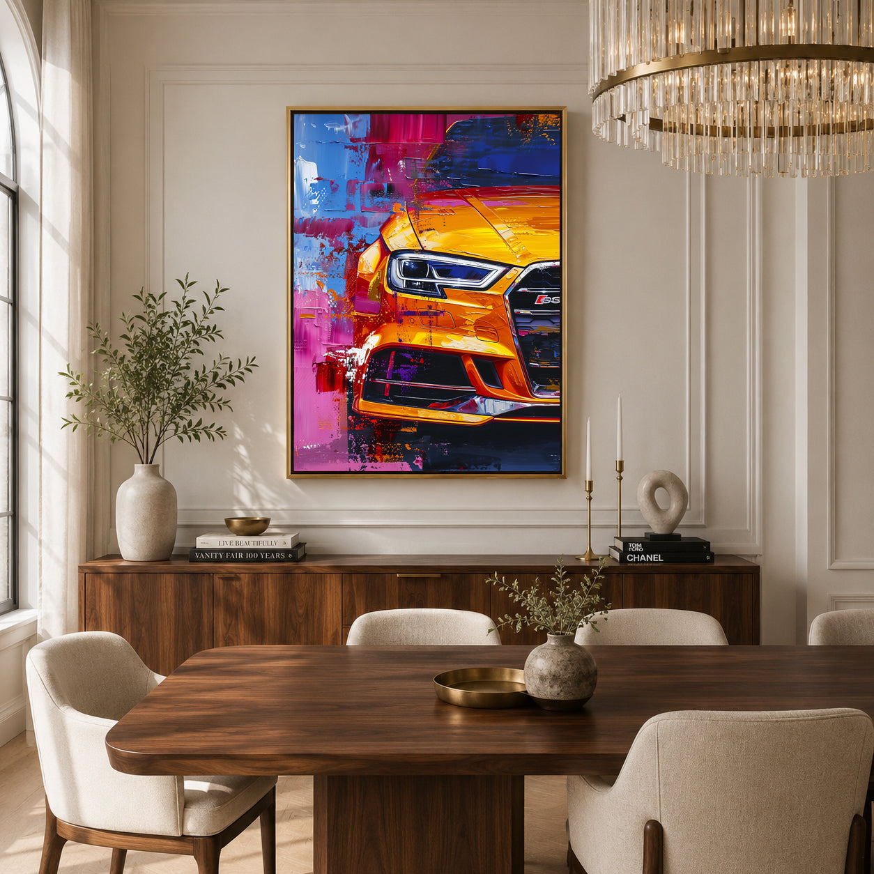 Audi RS3 Car Canvas Painting