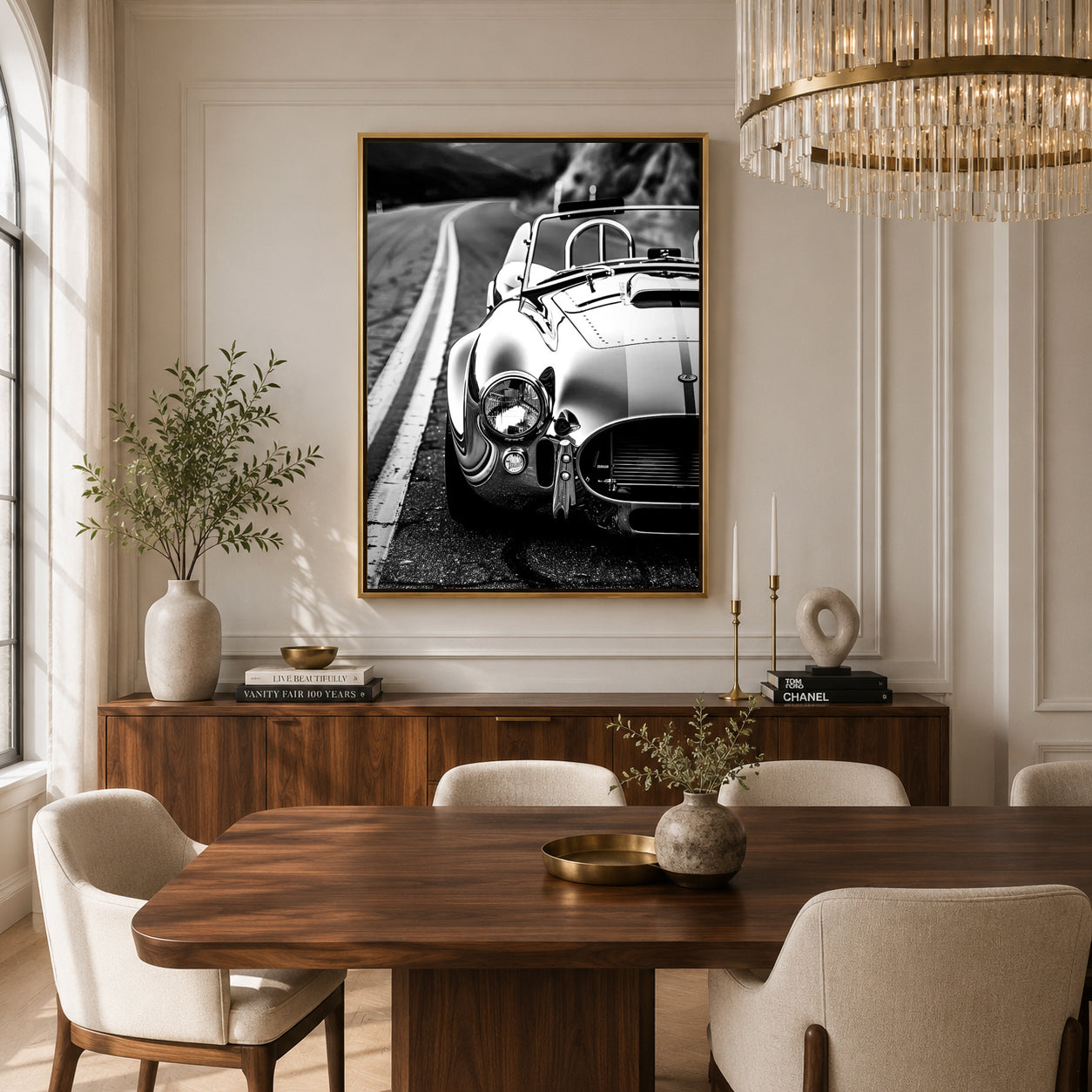 Shelby Cobra Car Canvas Painting