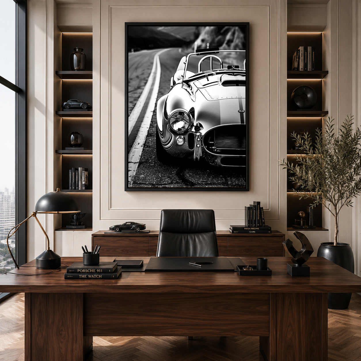 Shelby Cobra Car Canvas Painting