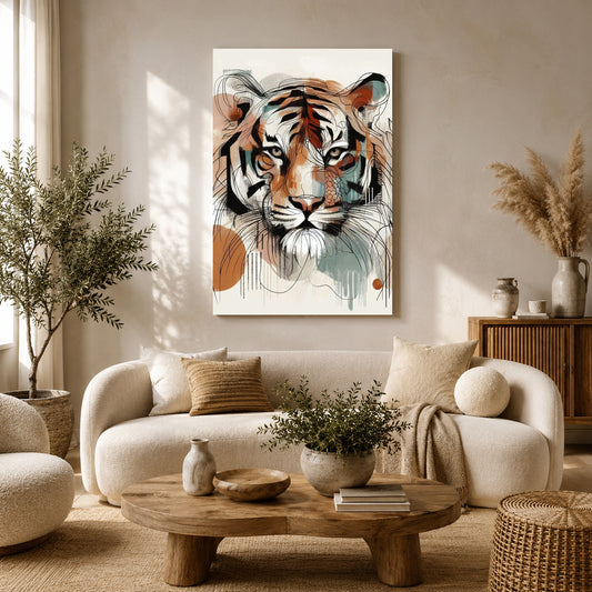 Boho Canvas Painting