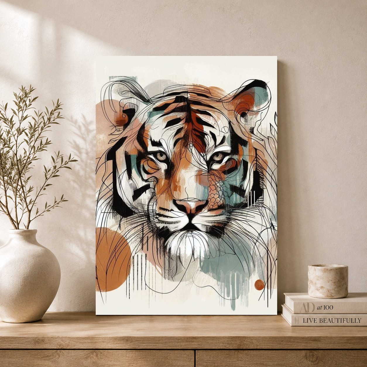 Boho Canvas Painting