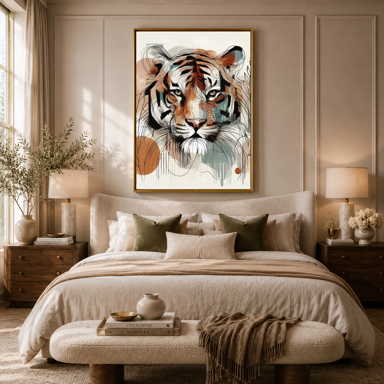 Boho Canvas Painting