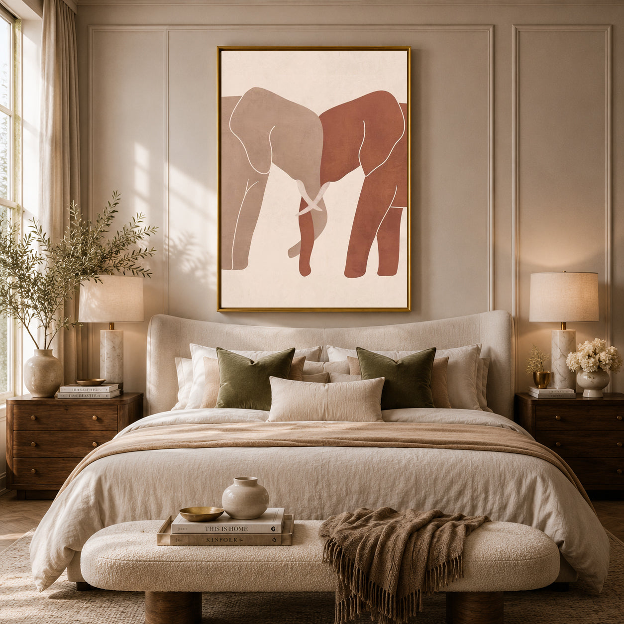  Boho Canvas Painting 
