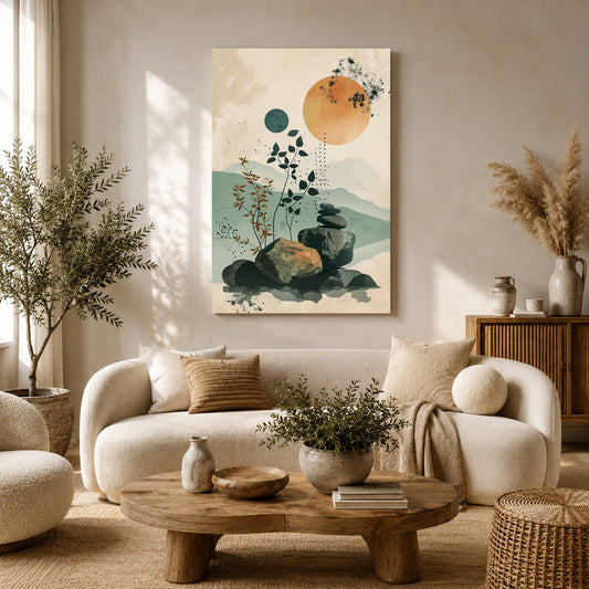 Boho Wall Art Painting