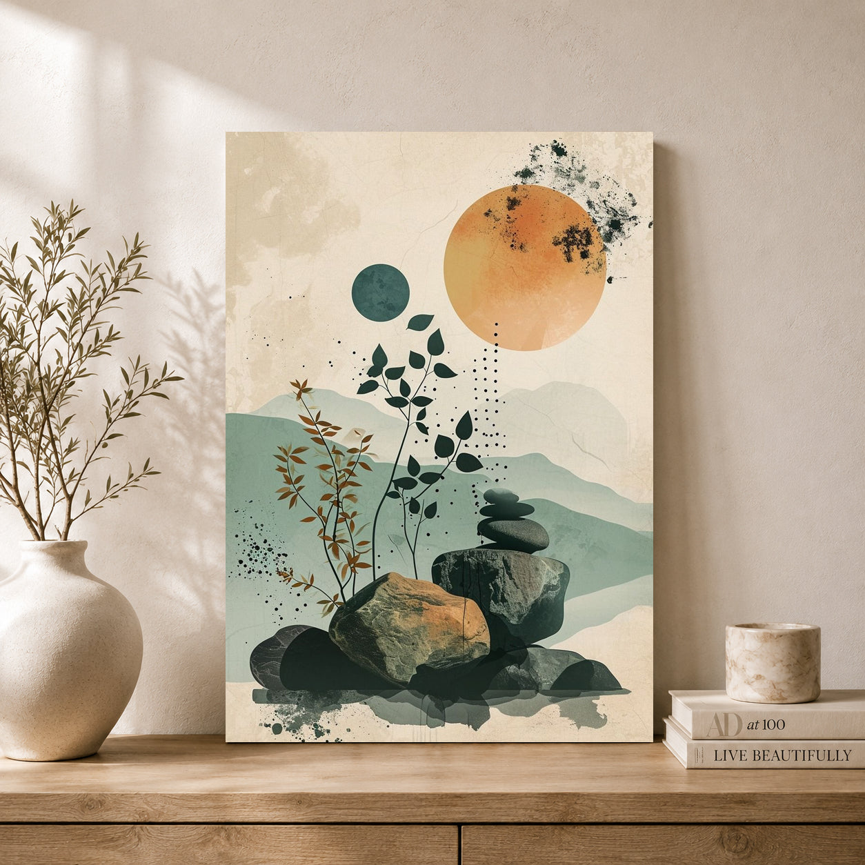 Boho Wall Art Painting