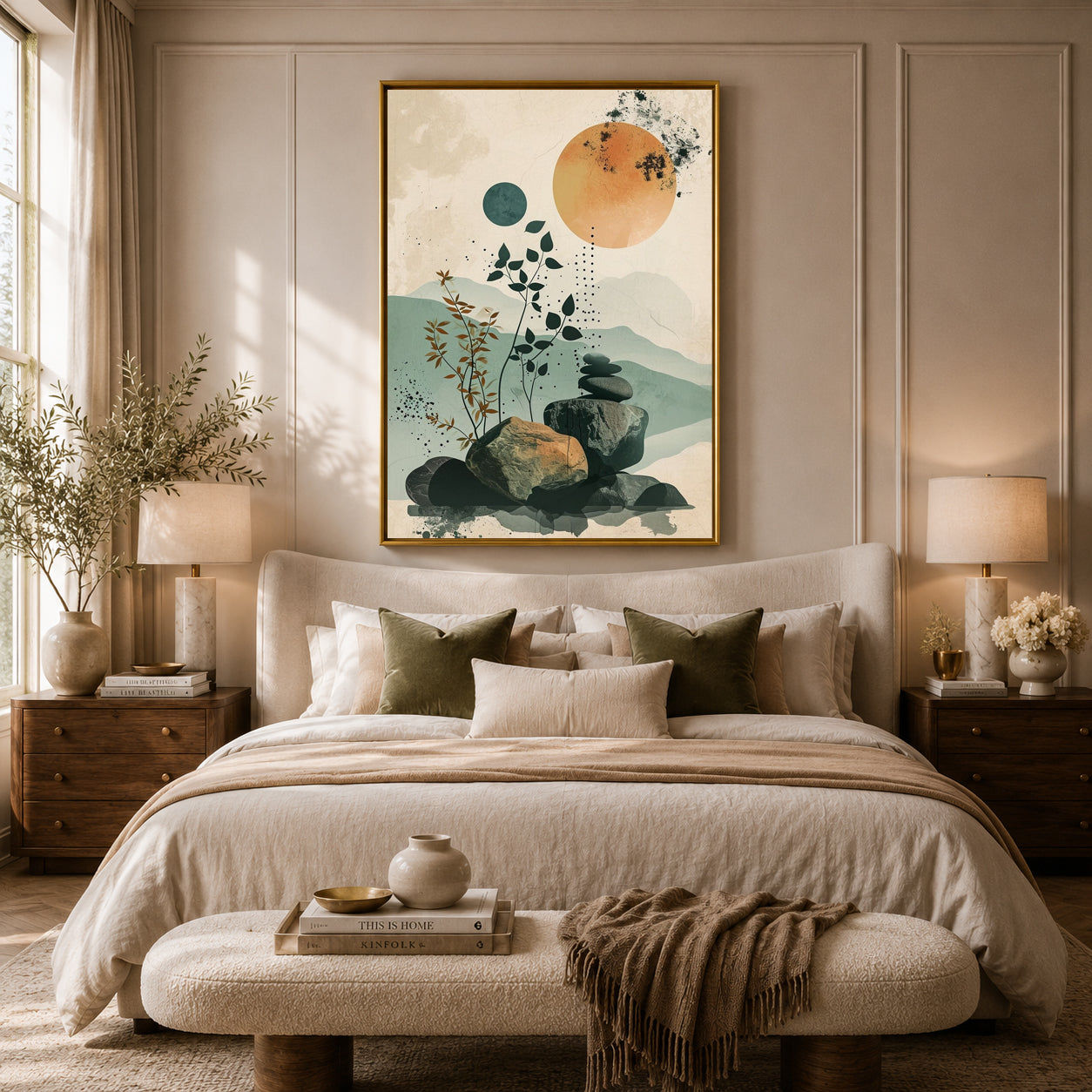 Boho Wall Art Painting