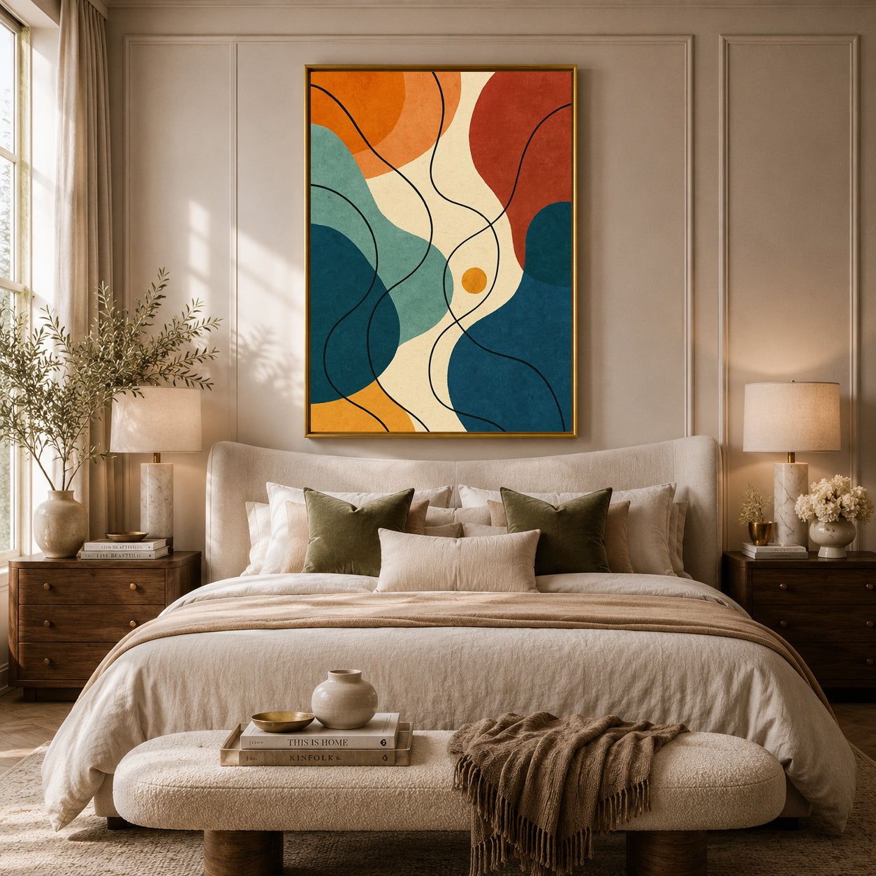 Boho Wall Art Painting