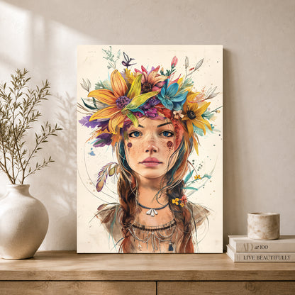 Boho Wall Art Painting