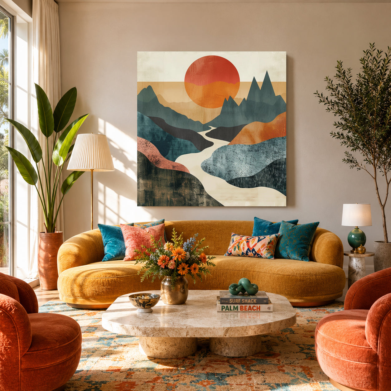 Boho Wall Art Painting