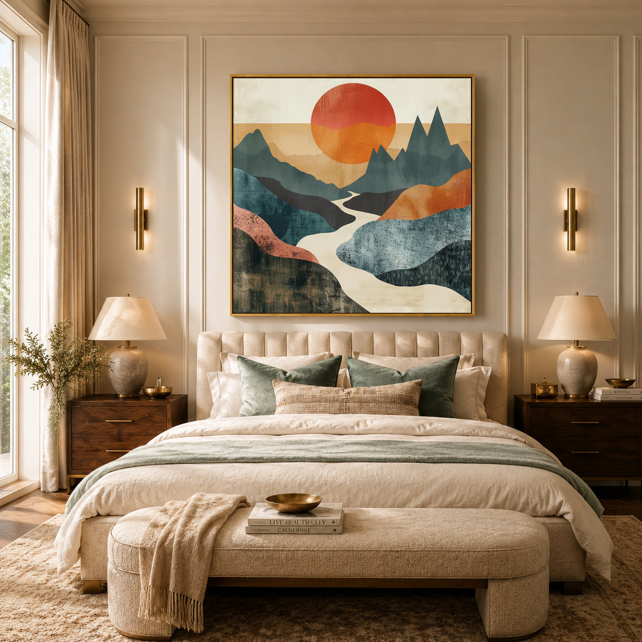 Boho Wall Art Painting