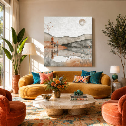  Boho Wall Art Painting 