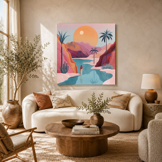  Boho Wall Art Painting 