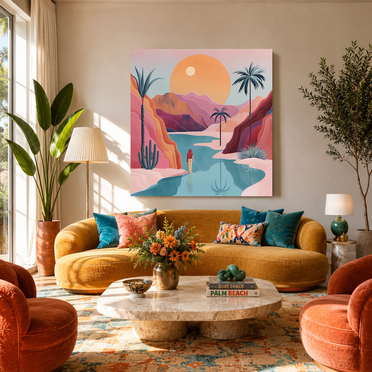  Boho Wall Art Painting 