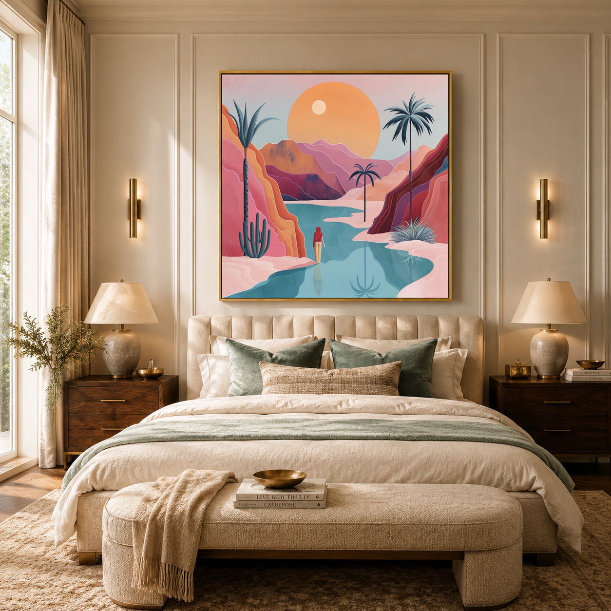  Boho Wall Art Painting 