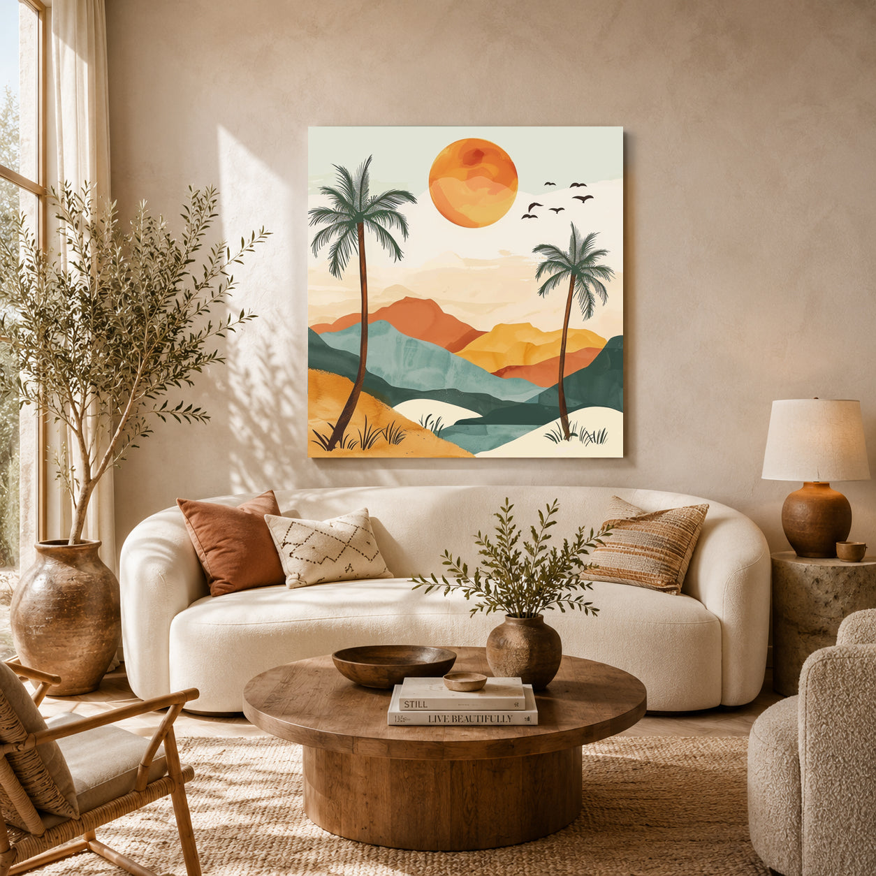 Boho Wall Art Painting